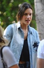 ALESSANDRA AMBROSIO Out and About in Santa Monica 06/17/2016