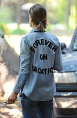 ALESSANDRA AMBROSIO Out and About in Santa Monica 06/17/2016