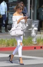 ALESSANDRA AMBROSIO Out Shopping in Beverly Hills