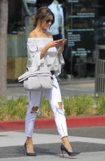 ALESSANDRA AMBROSIO Out Shopping in Beverly Hills