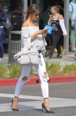 ALESSANDRA AMBROSIO Out Shopping in Beverly Hills