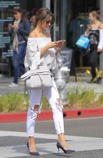 ALESSANDRA AMBROSIO Out Shopping in Beverly Hills