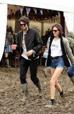 ALEXA CHUNG at 2016 Glastonbury Festival at Worthy Farm in Somerset 06/26/2016
