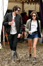 ALEXA CHUNG at 2016 Glastonbury Festival at Worthy Farm in Somerset 06/26/2016