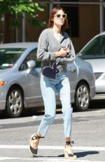 ALEXA CHUNG in Jeans Out in New York 06/09/2016