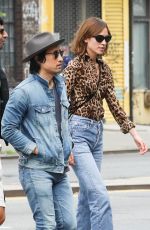 ALEXA CHUNG in Jeans Out in New York 06/11/2016