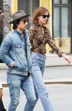 ALEXA CHUNG in Jeans Out in New York 06/11/2016