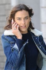 ALEXA CHUNG on the Set of a Commercial in New York 06/09/2016
