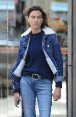 ALEXA CHUNG on the Set of a Commercial in New York 06/09/2016