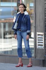 ALEXA CHUNG on the Set of a Commercial in New York 06/09/2016