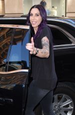 ALEXIS DEJORIA Arrives at AOL Studios in New York 06/13/2016
