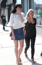 ALI LOHAN Out and About in West Hollywood 05/28/2016