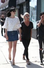 ALI LOHAN Out and About in West Hollywood 05/28/2016