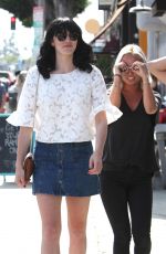 ALI LOHAN Out and About in West Hollywood 05/28/2016