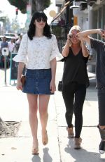 ALI LOHAN Out and About in West Hollywood 05/28/2016