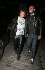 ALICIA KEYS Leaves Novikov Restaurant in London 06/01/2016