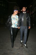 ALICIA KEYS Leaves Novikov Restaurant in London 06/01/2016