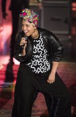 ALICIA KEYS Performs at 