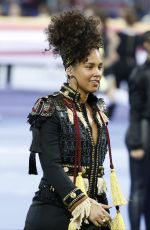 ALICIA KEYS Performs at UEFA Champions League Final Match in Milan 05/28/2016