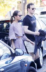 ALICIA VIKANDER and Michael Fassbender Leaves Chiswick Restaurant in Sydney 06/09/2016