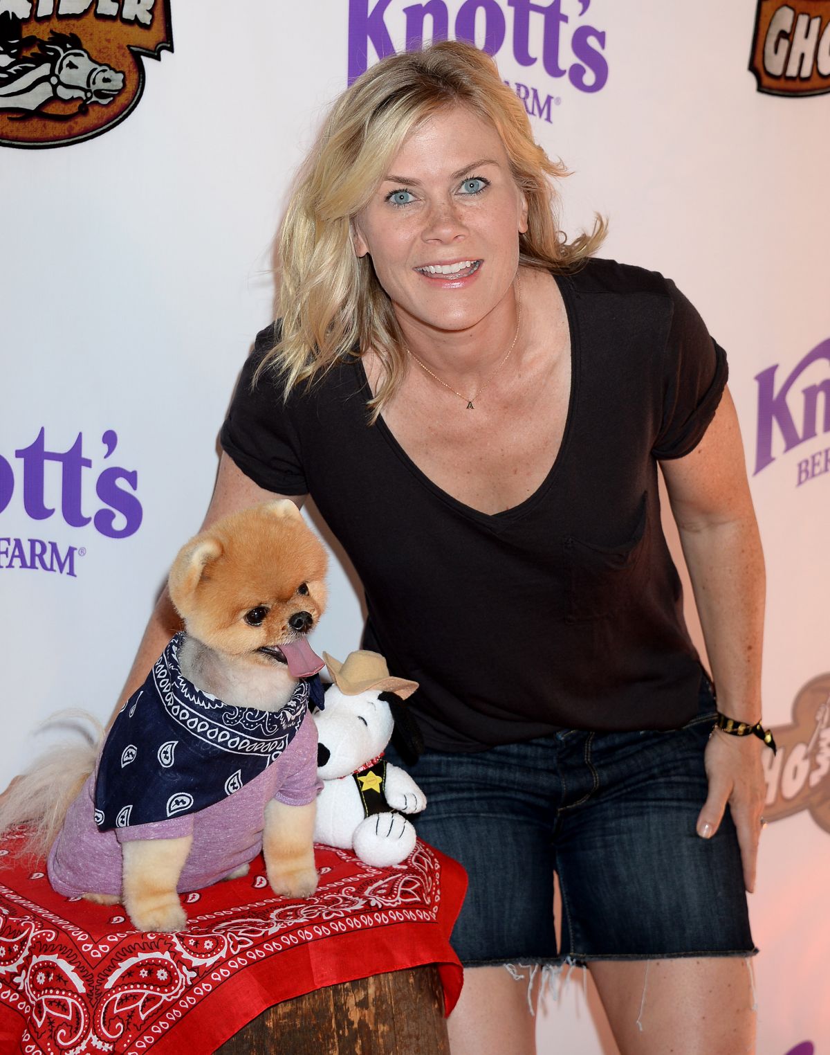 ALISON SWEENEY at Ghost Rider Rides Again Event at Knotts Berry Farm in Buena Park 06/04/2016