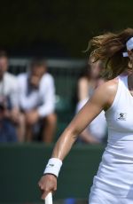 ALIZE CORNET at 1st Round at Wimbledon Tennis Championships in London 06/27/2016