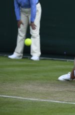 ALIZE CORNET at 1st Round at Wimbledon Tennis Championships in London 06/27/2016