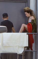 ALYCIA DEBNAM-CAREY on the Set of a Photoshoot in Los Angeles 06/21/2016