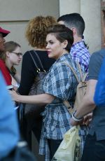 ALYSSA MILANO Arrives at Beyonce
