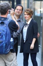 ALYSSA MILANO Leaves SiriusXM Studios in New York 06/20/2016
