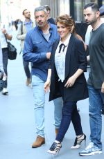 ALYSSA MILANO Leaves SiriusXM Studios in New York 06/20/2016