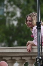 AMANDA SEYFRIED on the Set of a Photoshoot in Paris 06/22/2016