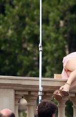 AMANDA SEYFRIED on the Set of a Photoshoot in Paris 06/22/2016