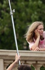 AMANDA SEYFRIED on the Set of a Photoshoot in Paris 06/22/2016