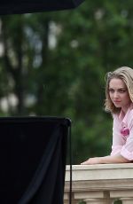 AMANDA SEYFRIED on the Set of a Photoshoot in Paris 06/22/2016