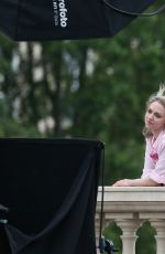 AMANDA SEYFRIED on the Set of a Photoshoot in Paris 06/22/2016