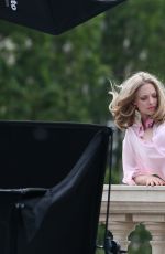 AMANDA SEYFRIED on the Set of a Photoshoot in Paris 06/22/2016