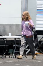 AMANDA SEYFRIED on the Set of 