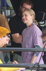 AMANDA SEYFRIED on the Set of 
