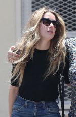 AMBER HEARD Out and About in Los Angeles 06/24/2016