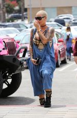 AMBER ROSE at Cheesecake Factory in Canoga Park 06/10/2016