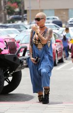 AMBER ROSE at Cheesecake Factory in Canoga Park 06/10/2016