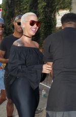 AMBER ROSE Out and About in Hollywood 06/05/2016
