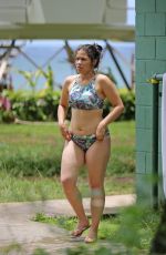AMERICA FERRERA in Bikini on Vacation in Hawaii 06/23/2016