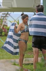 AMERICA FERRERA in Bikini on Vacation in Hawaii 06/23/2016