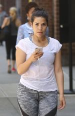 AMERICA FERRERA Out and About in New York 06/07/2016