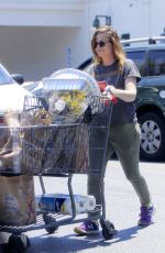 AMY POEHLER Shopping at Bristol Farm in Beverly Hills 06/05/2016