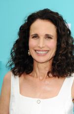 ANDIE MACDOWELL at Heal the Bay’s Annual Bring Back the Beach Gala in Santa Monica 06/09/2016