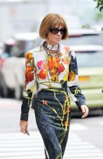 ANNA WINTOUR Out in New York 06/16/2016