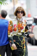 ANNA WINTOUR Out in New York 06/16/2016